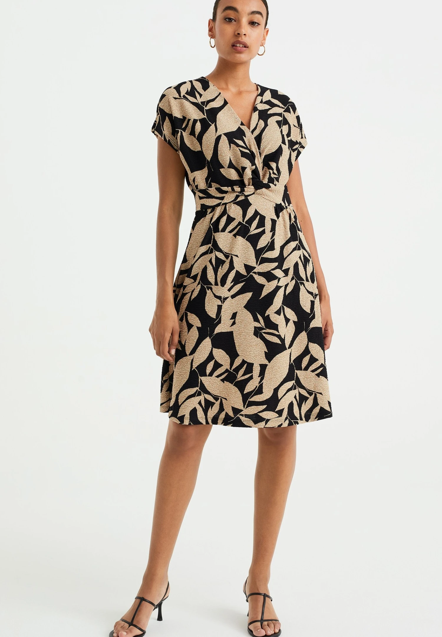 WE FASHION Robe En Jersey - Beige 4 WE FASHION Robe En Jersey - Beige – Image 2