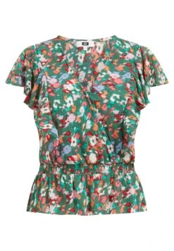 WE FASHION Plissé Met Dessin - Blouse - Green 12 WE FASHION Plissé Met Dessin - Blouse - Green -We Fashion Soldes Boutique 3580e6c227a9495e91d364a00a0d33cc