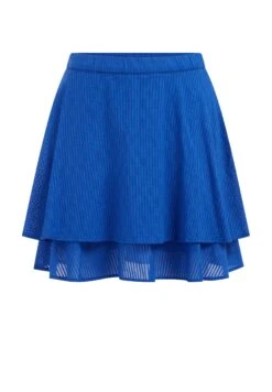 WE FASHION Rok Met Dessin - Minijupe - Blue -We Fashion Soldes Boutique 3581dd0a1c40492db20ccfeee7da6a1f