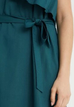 WE FASHION One-Shoulder Jurk - Robe Longue - Green -We Fashion Soldes Boutique 3637ee94920547a3b39cfc78b28b1c93