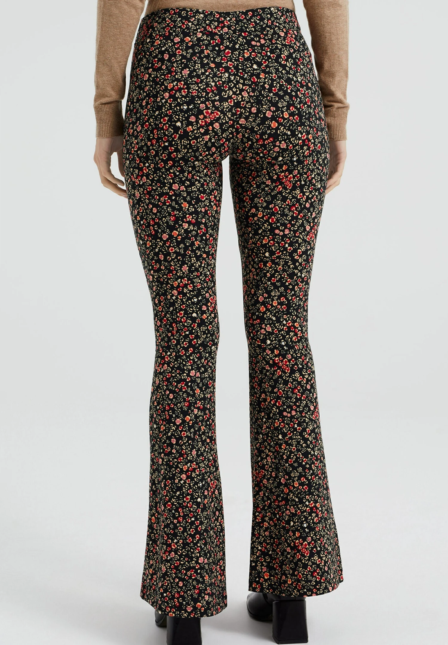 WE FASHION Flared - Collants - Black 5 WE FASHION Flared - Collants - Black – Image 3