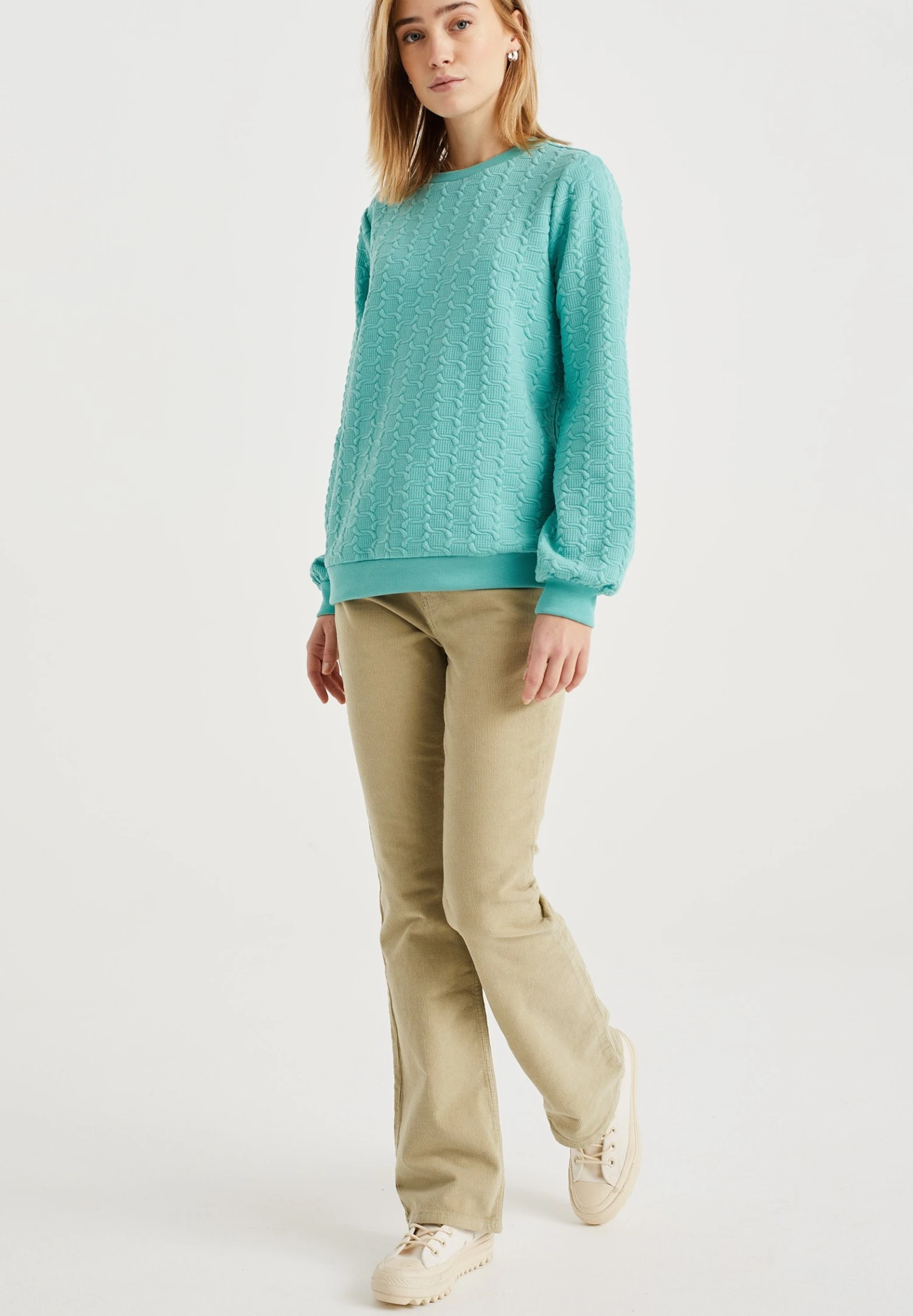 WE FASHION Jean Flare - Green 4 WE FASHION Jean Flare - Green – Image 2