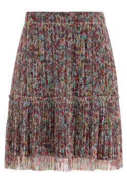 WE FASHION Met Dessin - Jupe Plissée - Green -We Fashion Soldes Boutique 396aeb3432a548a680cdb060b1d834d3