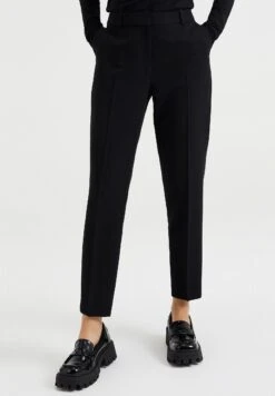 WE FASHION Slim Fit - Chino - Black