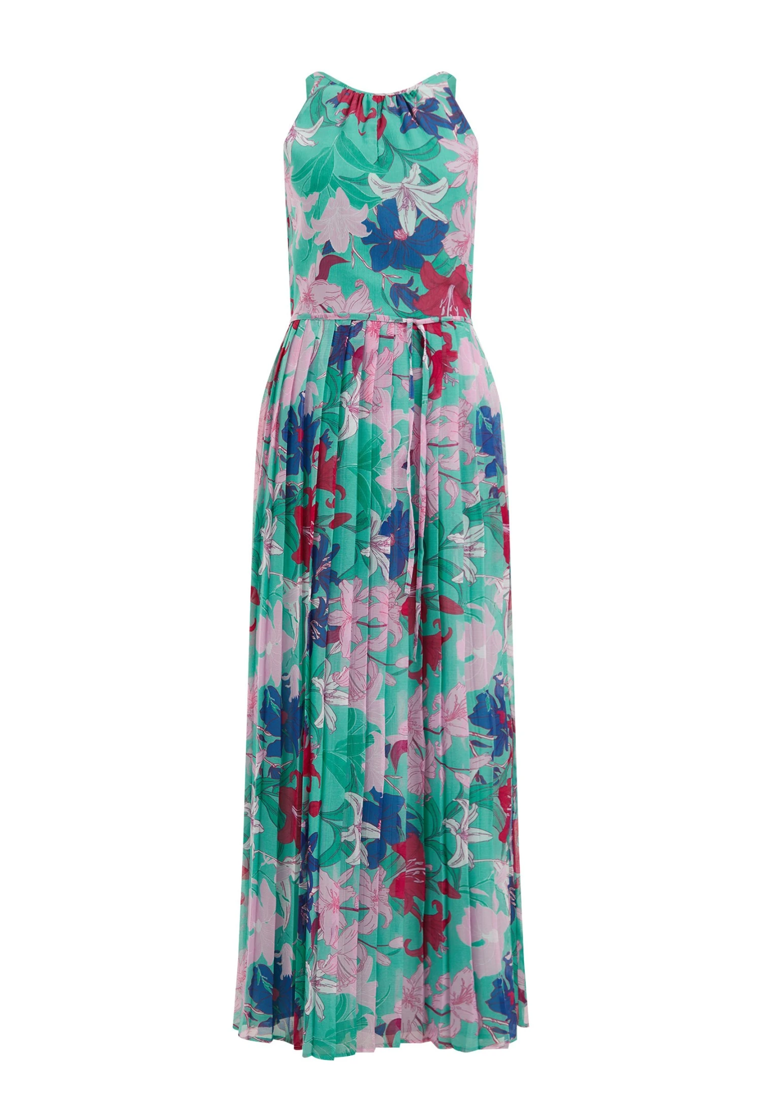 WE FASHION Met Dessin - Robe Longue - Blue 7 WE FASHION Met Dessin - Robe Longue - Blue – Image 5