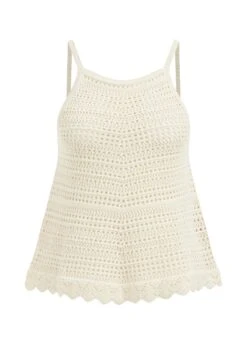 WE FASHION Gebreide - Débardeur - Beige -We Fashion Soldes Boutique 3d9b010aa41b429ea8db051c2d034d6b