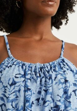 WE FASHION Met Dessin - Robe De Jour - Blue -We Fashion Soldes Boutique 433d9f887c294eb8850da56c7d73e553