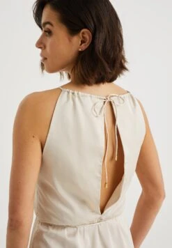 WE FASHION Met Look - Robe De Jour - Beige -We Fashion Soldes Boutique 43807758537342bab3c94bc192129795