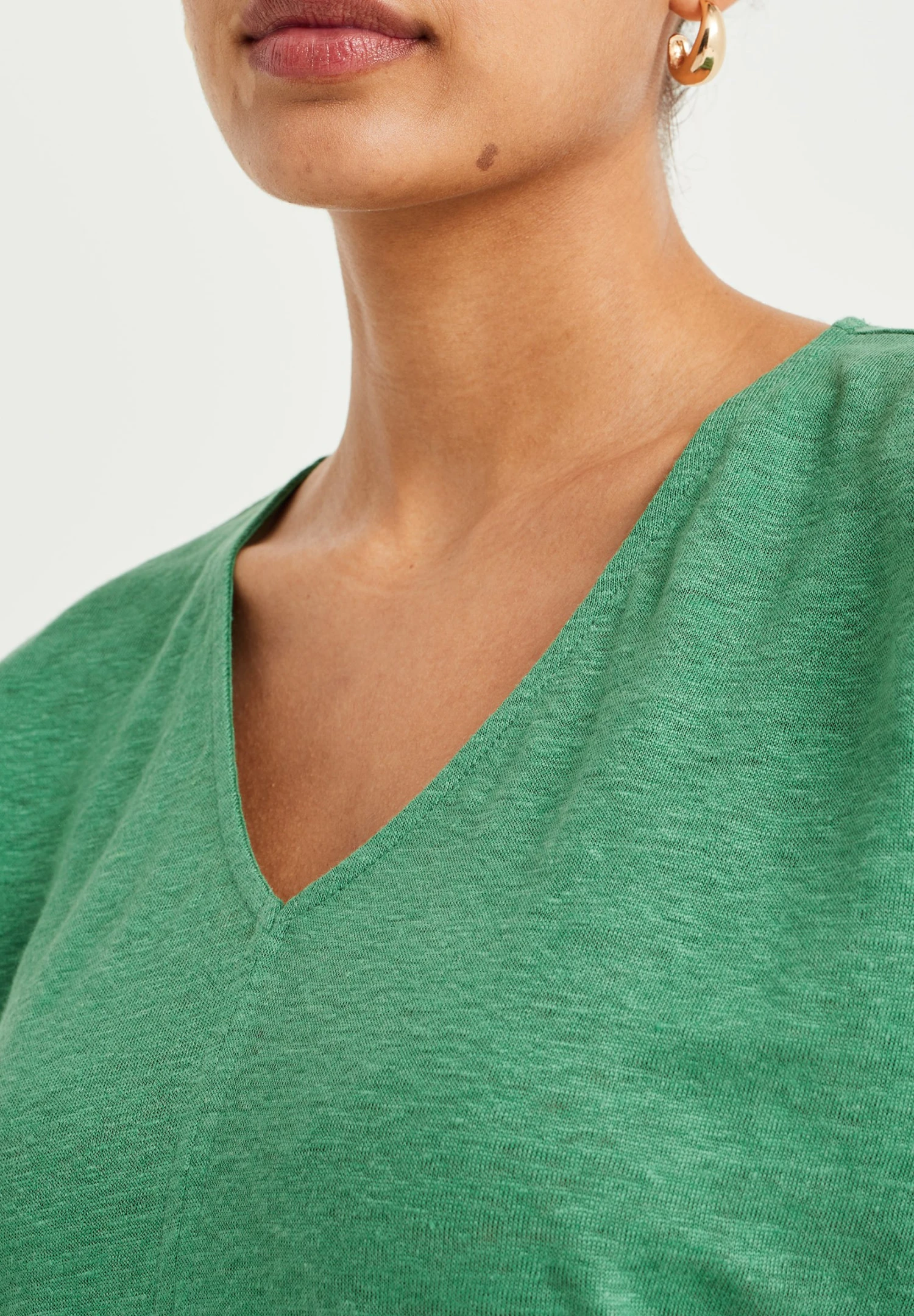 WE FASHION T-Shirt Basique - Green 6 WE FASHION T-Shirt Basique - Green – Image 4