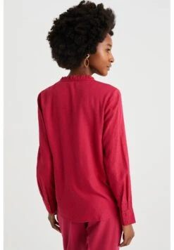 WE FASHION Met Structuur - Chemisier - Pink -We Fashion Soldes Boutique 455958f740984cad966d4e485cd7fc51