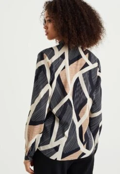 WE FASHION Chemisier - Beige -We Fashion Soldes Boutique 45909fa1eab949eaa31c3ee12bec0cc1