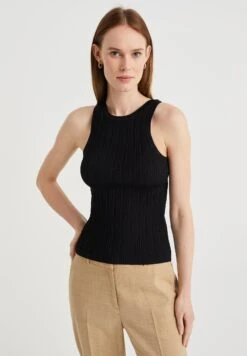 WE FASHION Met Structuur - Débardeur - Black