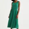 WE FASHION Met Ceintuur - Robe De Jour - Green -We Fashion Soldes Boutique 4a150e5e7dce48fe9dac41097d326e4f