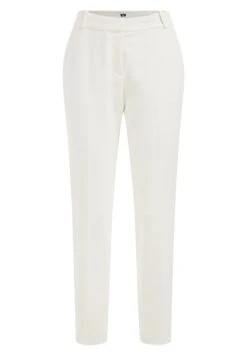 WE FASHION Regular Fit - Pantalon Classique - White -We Fashion Soldes Boutique 4a7c91f48f82474c86310ba29b379ab1