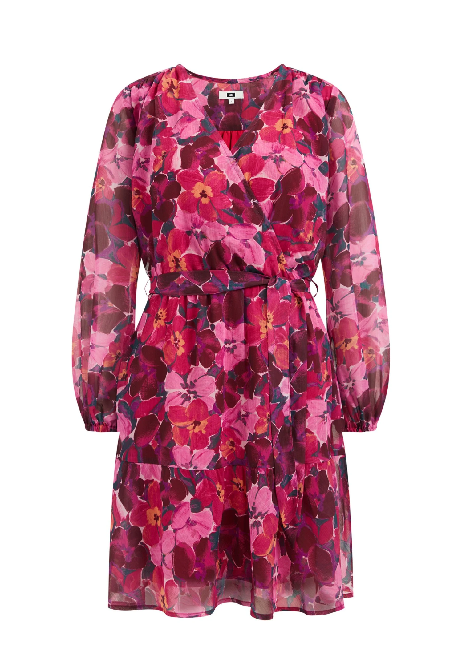 WE FASHION Met Dessin - Robe De Jour - Pink 4 WE FASHION Met Dessin - Robe De Jour - Pink – Image 2