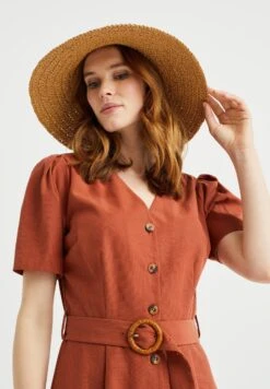 WE FASHION Met Ceintuur - Robe De Jour - Brown 12 WE FASHION Met Ceintuur - Robe De Jour - Brown -We Fashion Soldes Boutique 4b5c14ff6d7e495a970c9cfe8d8239a5