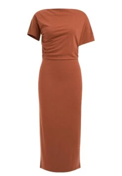 WE FASHION We Studio - Met Plooidetal - Robe De Soirée - Brown -We Fashion Soldes Boutique 4bba1031845c4387a181aba55d0b56f1