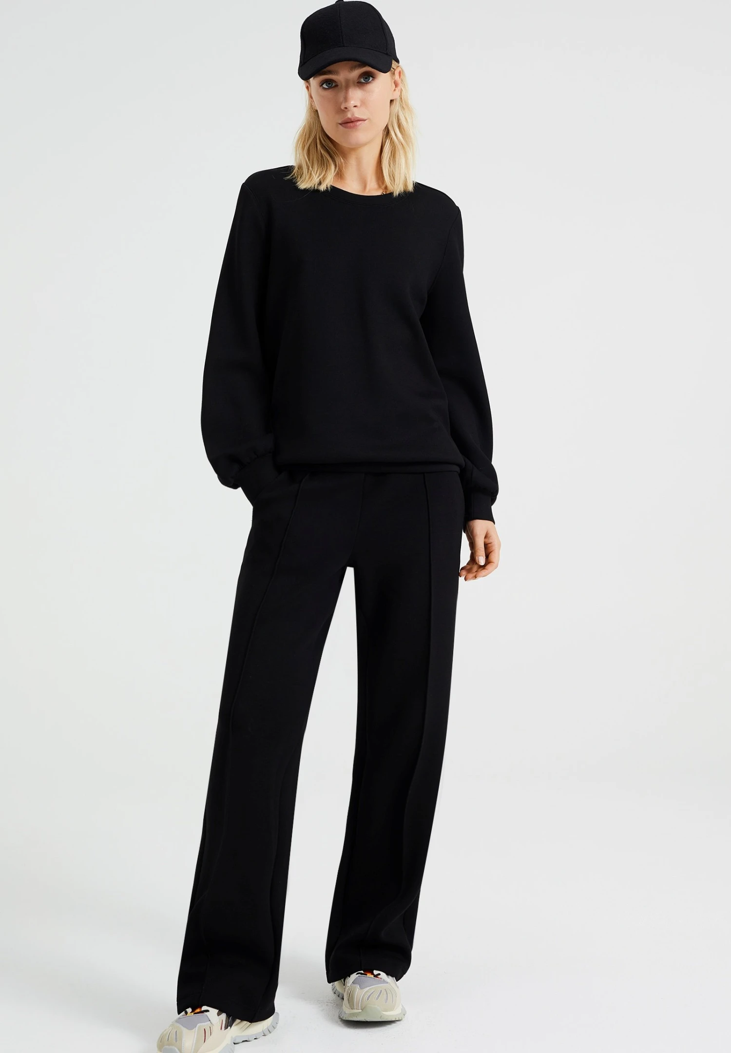 WE FASHION Wide Leg - Pantalon Classique - Black 4 WE FASHION Wide Leg - Pantalon Classique - Black – Image 2