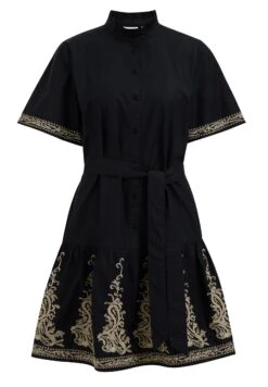 WE FASHION Met Embroidery - Robe Chemise - Black 10 WE FASHION Met Embroidery - Robe Chemise - Black -We Fashion Soldes Boutique 4f5761475dc54dbc95aaa26b33659540