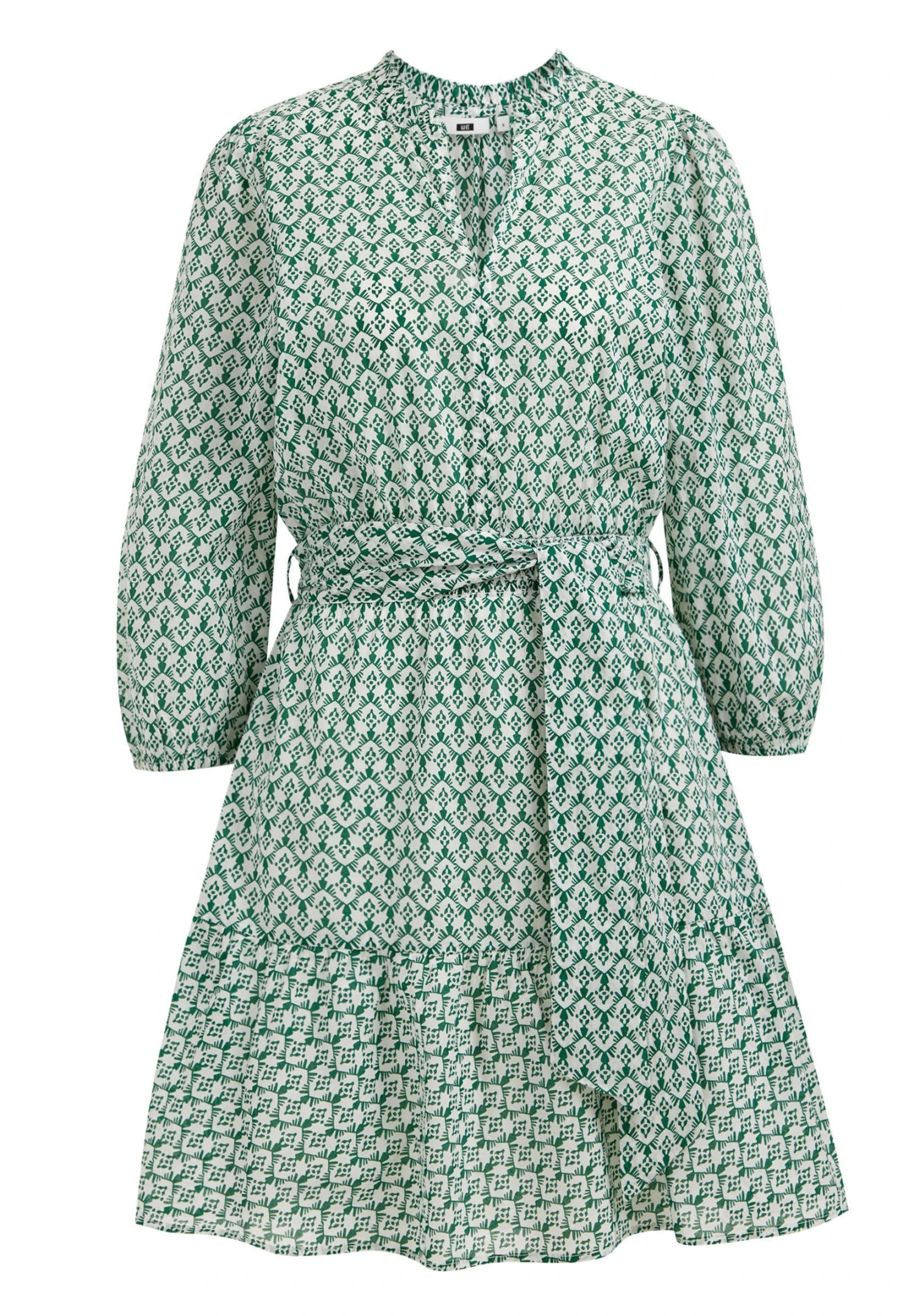 WE FASHION Met Dessin - Robe De Jour - Green 8 WE FASHION Met Dessin - Robe De Jour - Green – Image 6