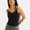 WE FASHION Singlet Van Met Kant - Débardeur - Black -We Fashion Soldes Boutique 514e0c52e44d4f44aabb60c3d4d52bc3