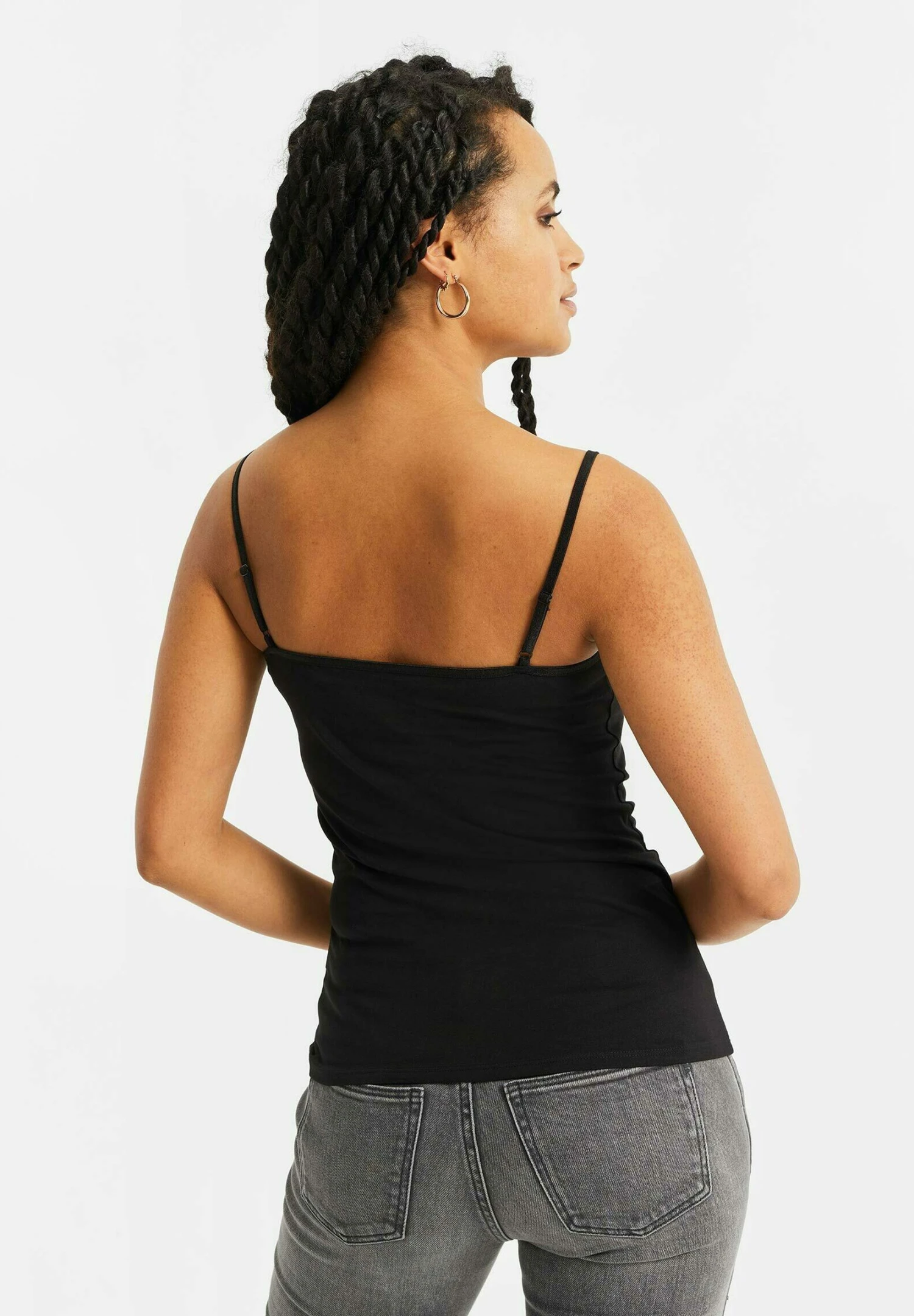 WE FASHION Singlet Van Met Kant - Débardeur - Black 5 WE FASHION Singlet Van Met Kant - Débardeur - Black – Image 3