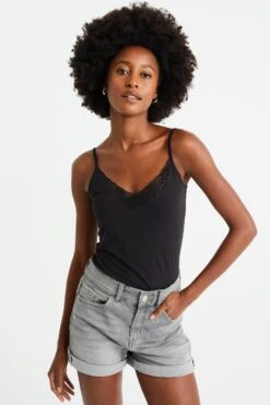 WE FASHION Singlet Van Met Kant - Débardeur - Black 19 WE FASHION Singlet Van Met Kant - Débardeur - Black -We Fashion Soldes Boutique 51f1e6d6077046d8867d9626337b6a4a