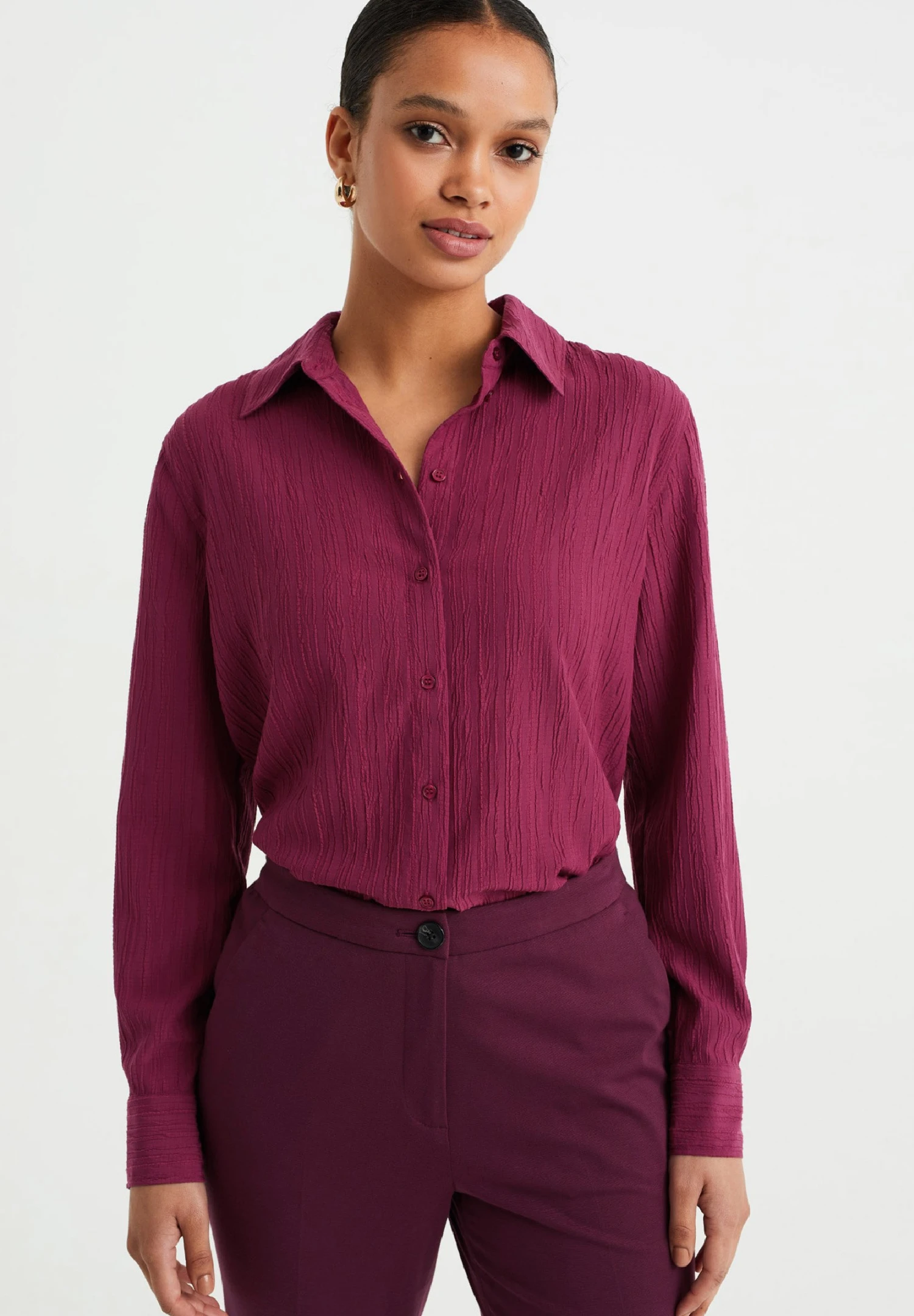 WE FASHION Chemisier - Violet 3 WE FASHION Chemisier - Violet