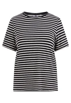 WE FASHION Curve - T-Shirt Imprimé - Black -We Fashion Soldes Boutique 55ca521831da4cb6a36fec8872cfbd74