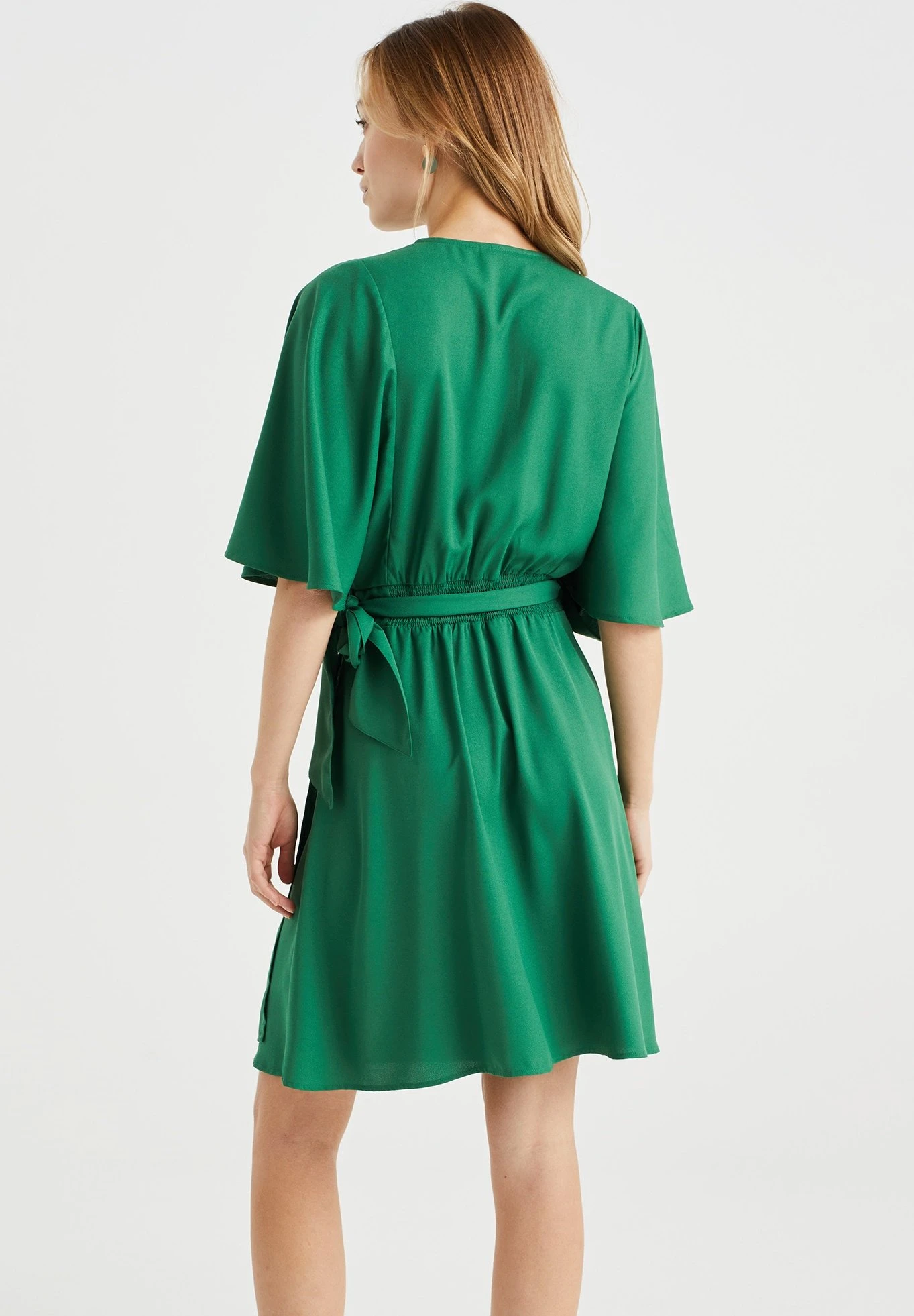 WE FASHION Overslag - Robe De Jour - Green 4 WE FASHION Overslag - Robe De Jour - Green – Image 2