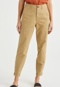 WE FASHION Regular Fit - Chino - Beige