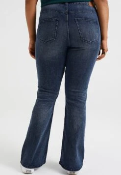 WE FASHION Curve - Jean Flare - Blue -We Fashion Soldes Boutique 629b45b81ba346889253a5e72c3ff840