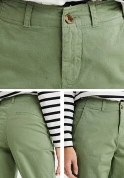 WE FASHION Regular Fit - Chino - Green -We Fashion Soldes Boutique 63041792b0284326ac4be371669e86e9
