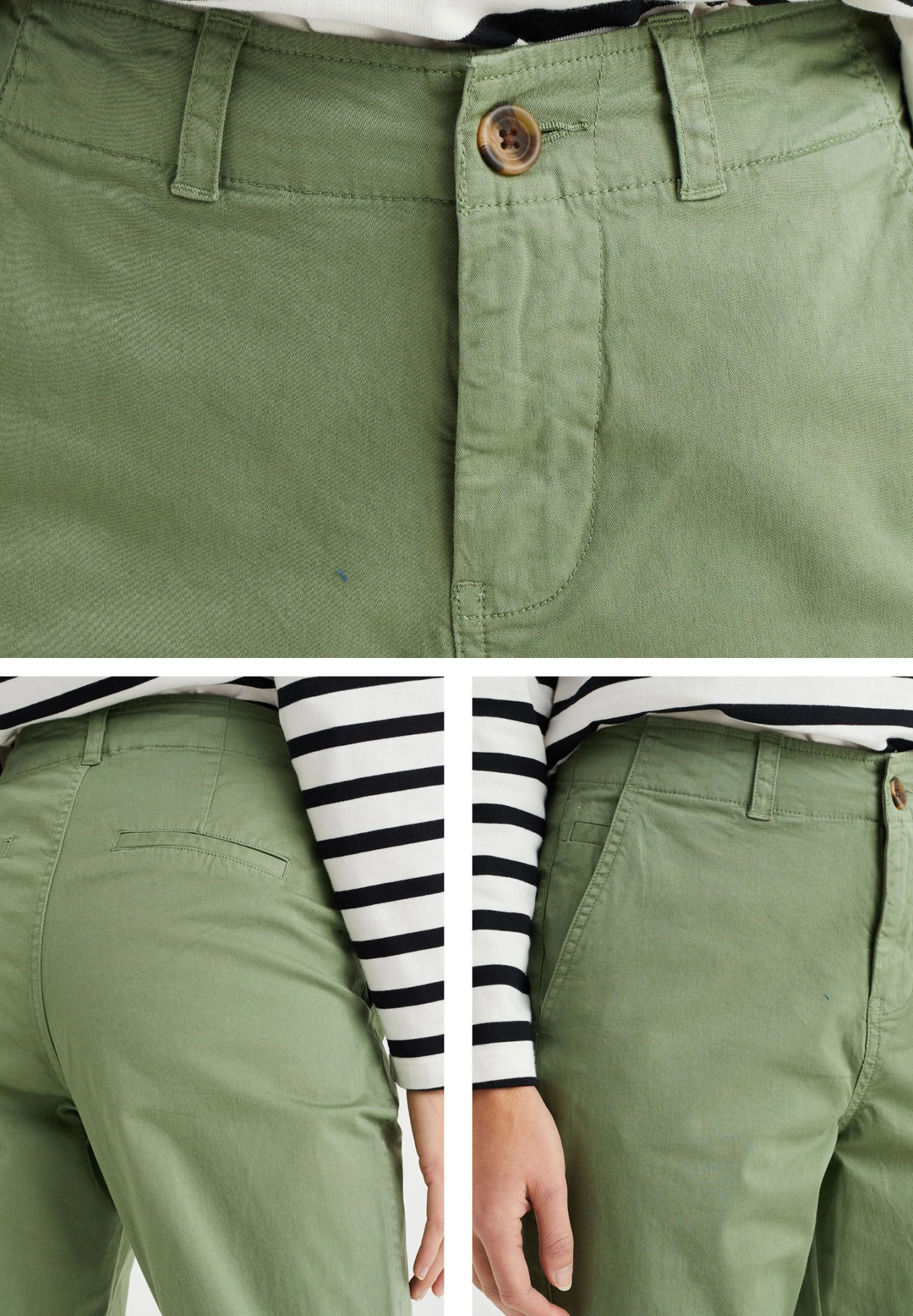 WE FASHION Regular Fit - Chino - Green 6 WE FASHION Regular Fit - Chino - Green – Image 4