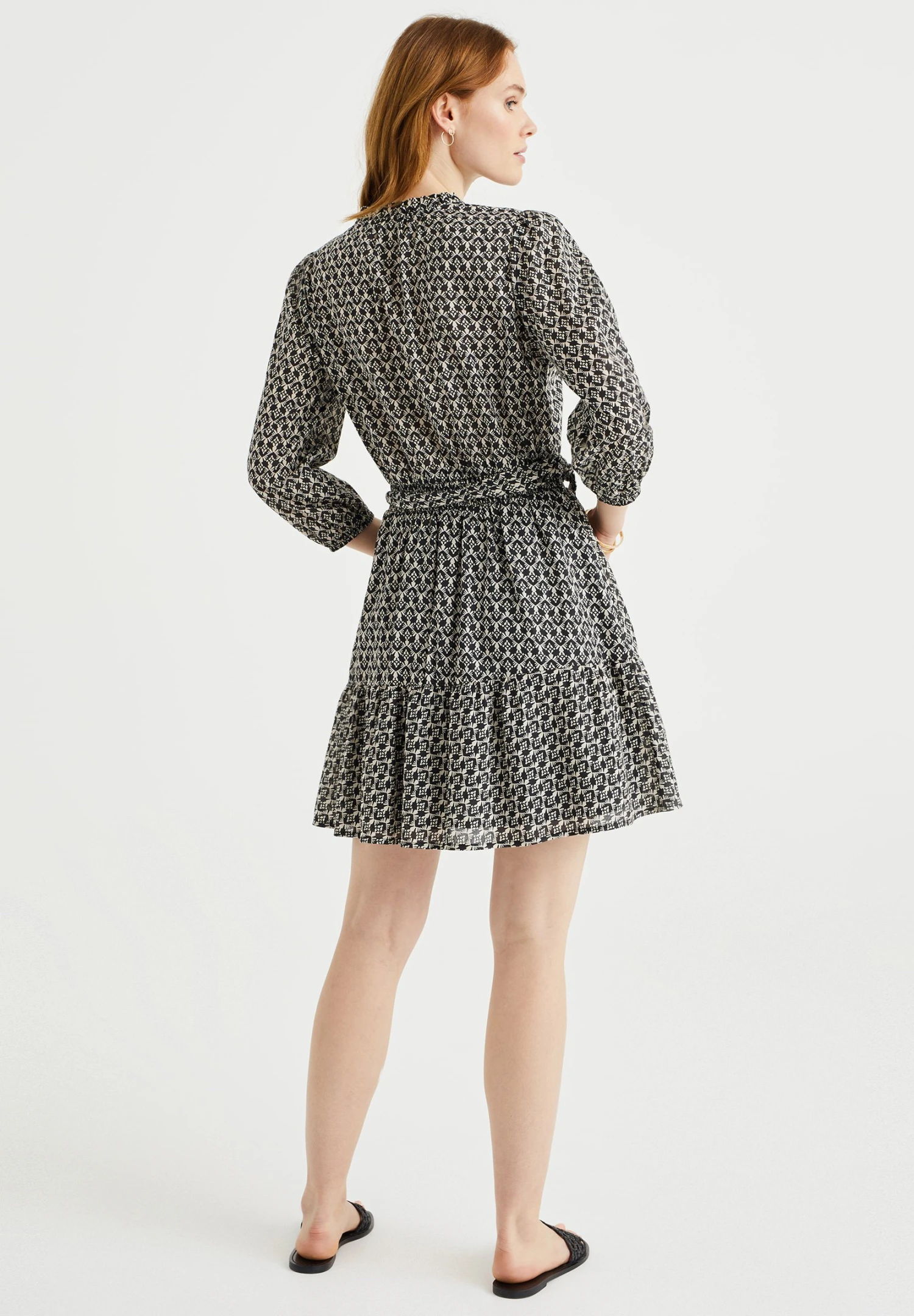 WE FASHION Met Dessin - Robe De Jour - Black 4 WE FASHION Met Dessin - Robe De Jour - Black – Image 2