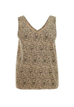 WE FASHION Curve - Débardeur - Brown -We Fashion Soldes Boutique 65b456ecc7754189b7ee08723d17c6ed