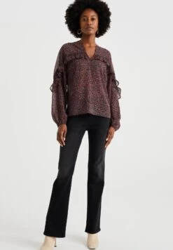 WE FASHION Dessin - Blouse - Green -We Fashion Soldes Boutique 68d3c176ca4f4ace89374cd52a7d3af9