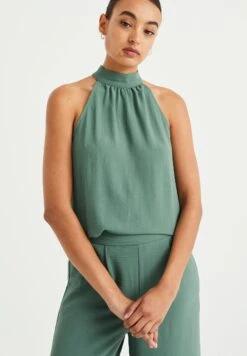 WE FASHION Halter - Blouse - Green