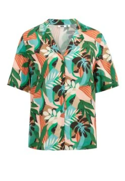 WE FASHION Chemisier - Orange Green 13 WE FASHION Chemisier - Orange Green -We Fashion Soldes Boutique 6ab6a849039d401b99e5a82391df62b8