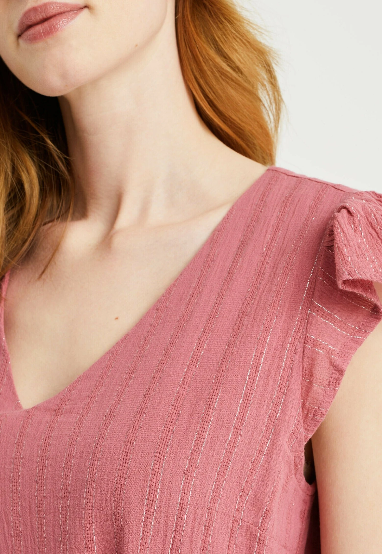 WE FASHION Met Glittergaren - Robe De Jour - Pink 5 WE FASHION Met Glittergaren - Robe De Jour - Pink – Image 3