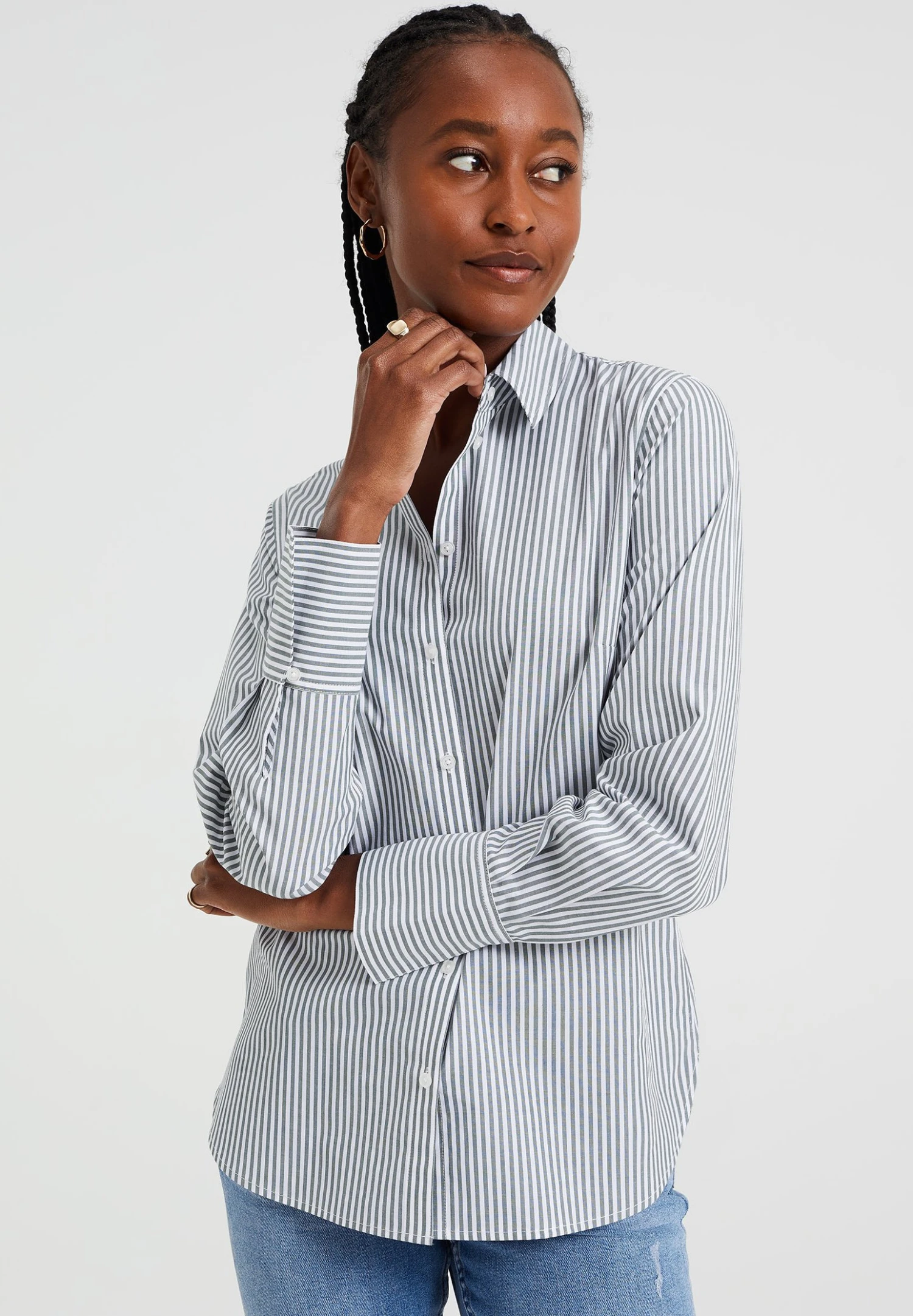 WE FASHION Chemisier - Green 3 WE FASHION Chemisier - Green