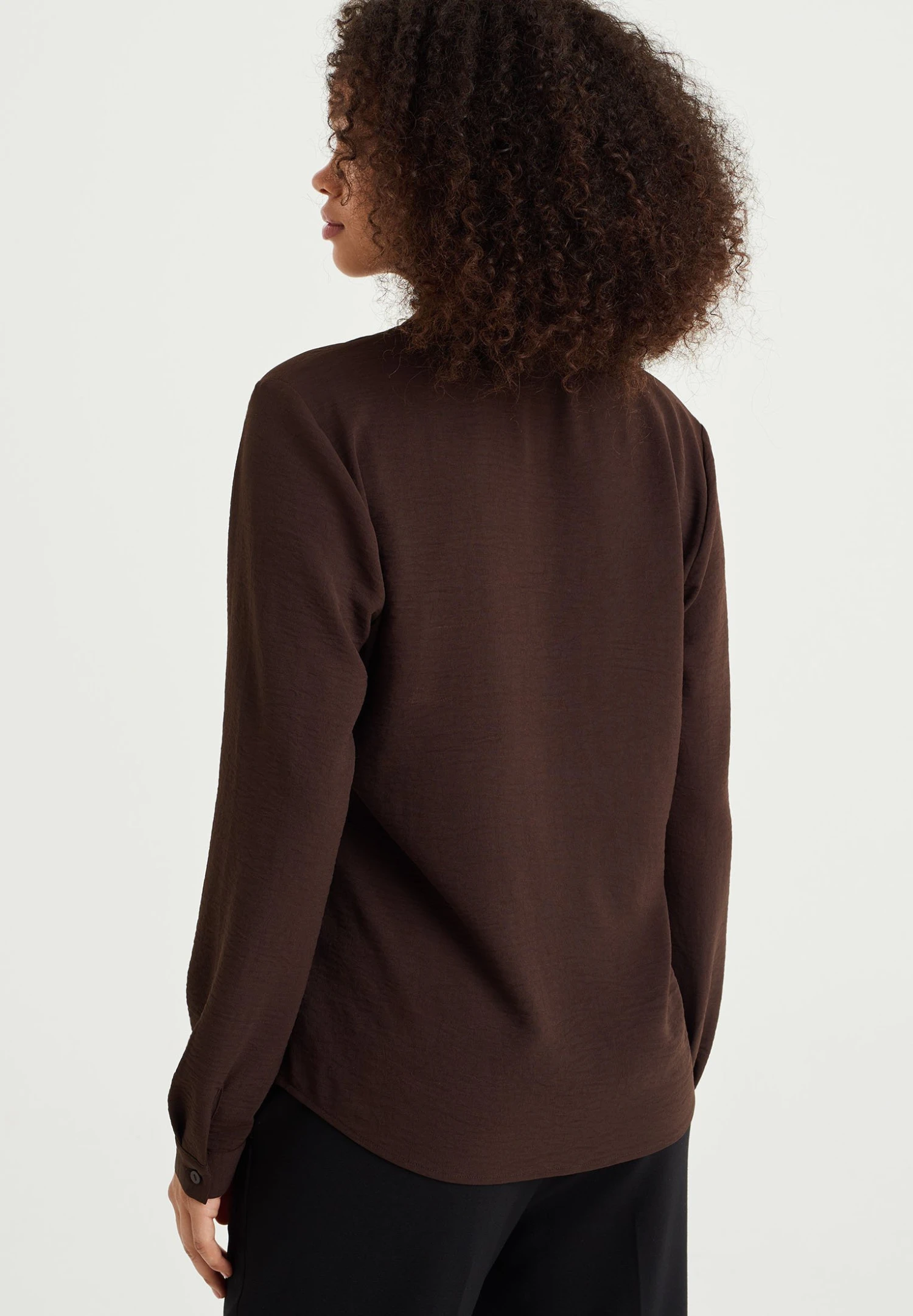 WE FASHION Chemisier - Brown 5 WE FASHION Chemisier - Brown – Image 3