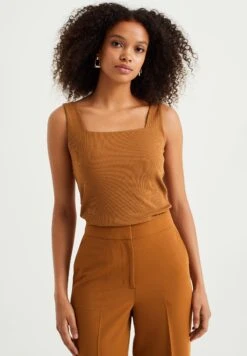 WE FASHION Singlet Van - Débardeur - Beige