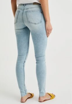 WE FASHION Mid Rise Super Met Comfort-Stretch - Jeans Skinny - Blue 9 WE FASHION Mid Rise Super Met Comfort-Stretch - Jeans Skinny - Blue -We Fashion Soldes Boutique 72bd33cb1d9c4ec1891239d83f6db396