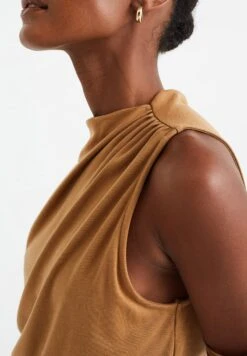 WE FASHION We Studio - Pleat Detail - Débardeur - Brown -We Fashion Soldes Boutique 732fd18d708d4573a2f1ee1ce511ab8e