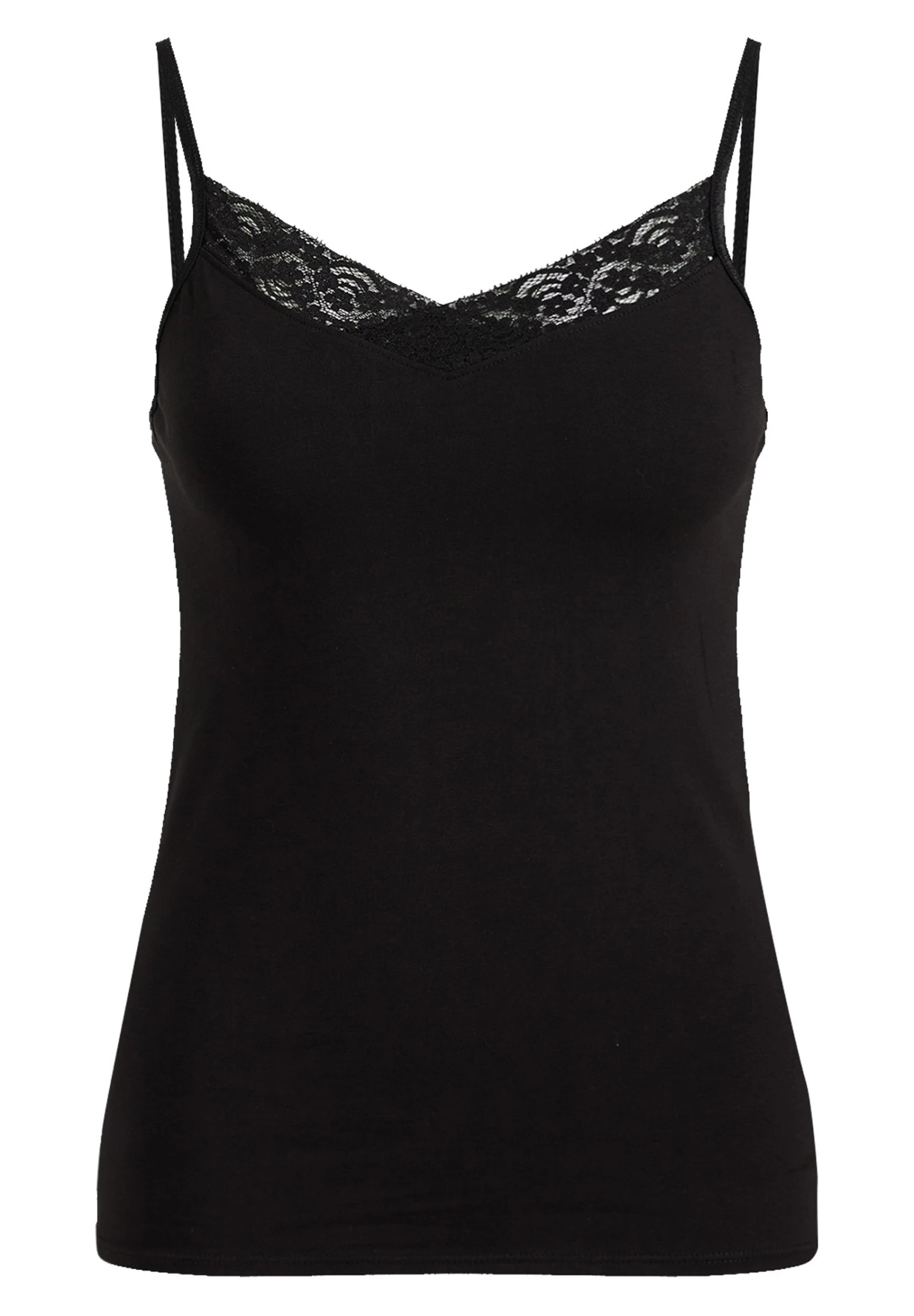 WE FASHION Singlet Van Met Kant - Débardeur - Black 13 WE FASHION Singlet Van Met Kant - Débardeur - Black – Image 11