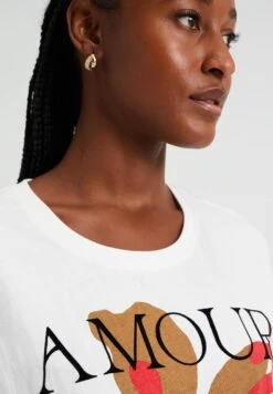 WE FASHION Print - T-Shirt Imprimé - White -We Fashion Soldes Boutique 7606ee76be974097ba534a05ae4a4978