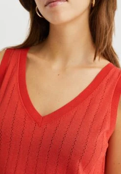 WE FASHION Met Opengewerkt Dessin - Débardeur - Red -We Fashion Soldes Boutique 77340b6fef464d00b85a0e3c4d5c4a7d