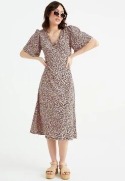 WE FASHION Met Dessin - Robe En Jersey - Multi Coloured