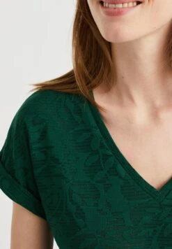 WE FASHION Met Glittergaren - T-Shirt Imprimé - Green -We Fashion Soldes Boutique 77d536bbb2e04341b5f88e74889d99d4